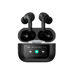 Audífonos Bluetooth AIWA AWTWSGPRO Inalámbricos con Cancelación de Ruido y Pantalla Táctil