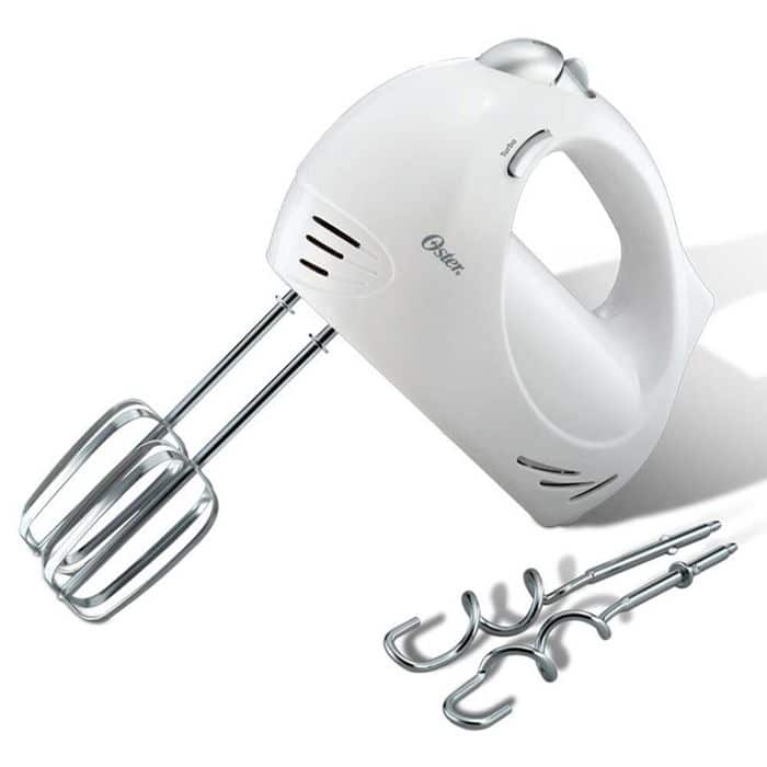Batidora Oster De Mano - Potente Motor - 5 Velocidades - Botón De Un Toque - Mango Ergonómico - Color Blanco Batidoras Costa Rica