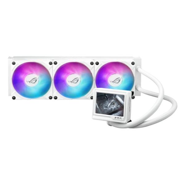 ENFRIAMIENTO LIQUIDO RGB ASUS ROG RYUJIN III 360 ARGB EXTREME WHT AIO LGA1851/AM5 3X120MM 90RC0132-M0EAY0