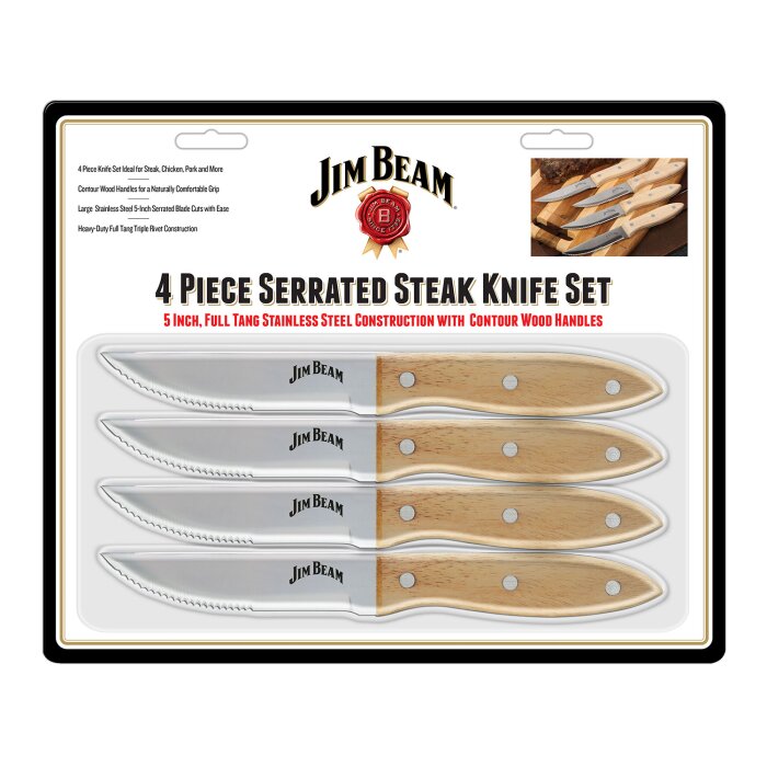 Jim Beam Set Cuchillos 4Pz Jb0165