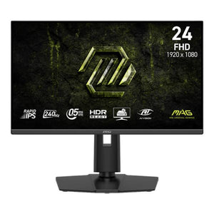 Monitor gaming msi mag 245pf x24 23.8" full hd 240hz rapid ips 0.5ms freesync premium