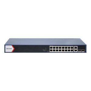 Switch hikvision ds-3e1520p-ei/m 16 puertos gigabit poe 2 rj45 2 sfp administrable