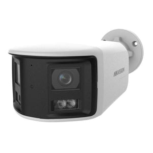 CÁMARA BALA IP WIFI HIKVISION DS-2CFW06-P 6MP PANORÁMICA 180° H.265+ AUDIO BIDIRECCIONAL IR Y LUZ BLANCA 30M IP67