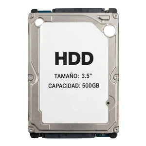 Disco duro HD interno 500GB mix brands MIXBRANDS500GB HDD 3.5 SATA 7200 RPM HDMMIXPUL186SAT