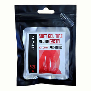 SOFT GEL TIPS MEDIUM COFFIN 4