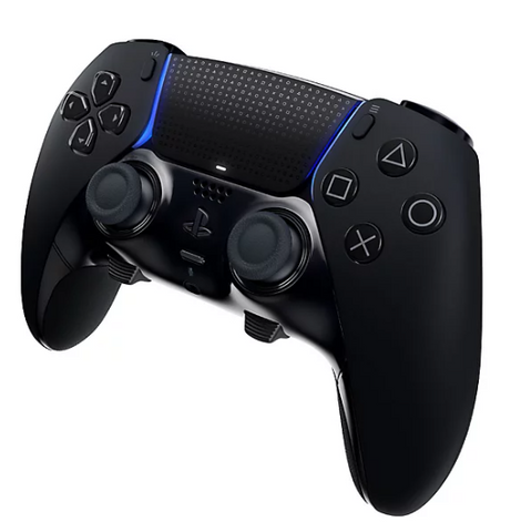 CONTROL SONY PS5 DUALSENSE EDGE NEGRO inalámbrico con personalización avanzada visible desde diferentes ángulos.