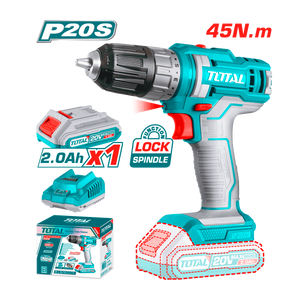 He/taladro total 20v 3/8 45nm 1500rpm utdli20051/200518