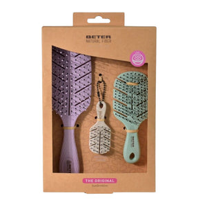 KIT CEPILLOS NATURAL FIBER