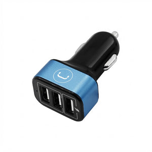 Pw5022bk cargador rápido de carro triple
