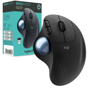 MOUSE LOGITECH ERGO M575S TRACKBALL INALÁMBRICO 5 BOTONES GRIS/NEGRO