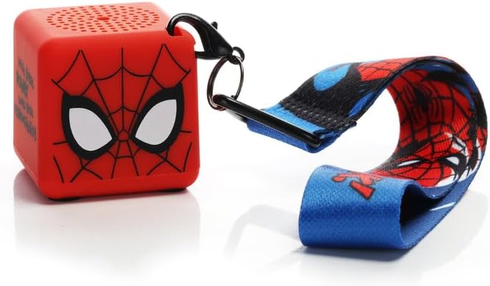PARLANTE BLUETOOTH COLECCIONABLE BITTY BOOMERS MARVEL SPIDER-MAN BITTY BOX CON LANYARD BBOXLANYARDSPIDER