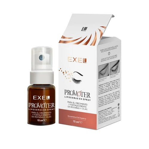 PROMOTER LIPOSOMA EN SPRAY EXEL 15 ML FORTALECEDOR DE PESTAÑAS Y CEJAS