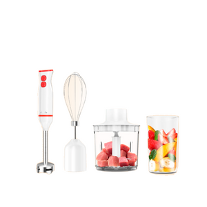 LICUADORA MANO SET 4 EN 1 150W (2 VELOC) KUJB003W Decakila con accesorios incluidos