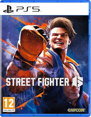 Portada del videojuego JUEGO PS5 STREET FIGHTER 6 para PlayStation 5, mostrando un personaje en acción.