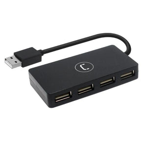 Hub USB Unno Tekno HB1008BK de 4 Puertos USB 2.0 Negro