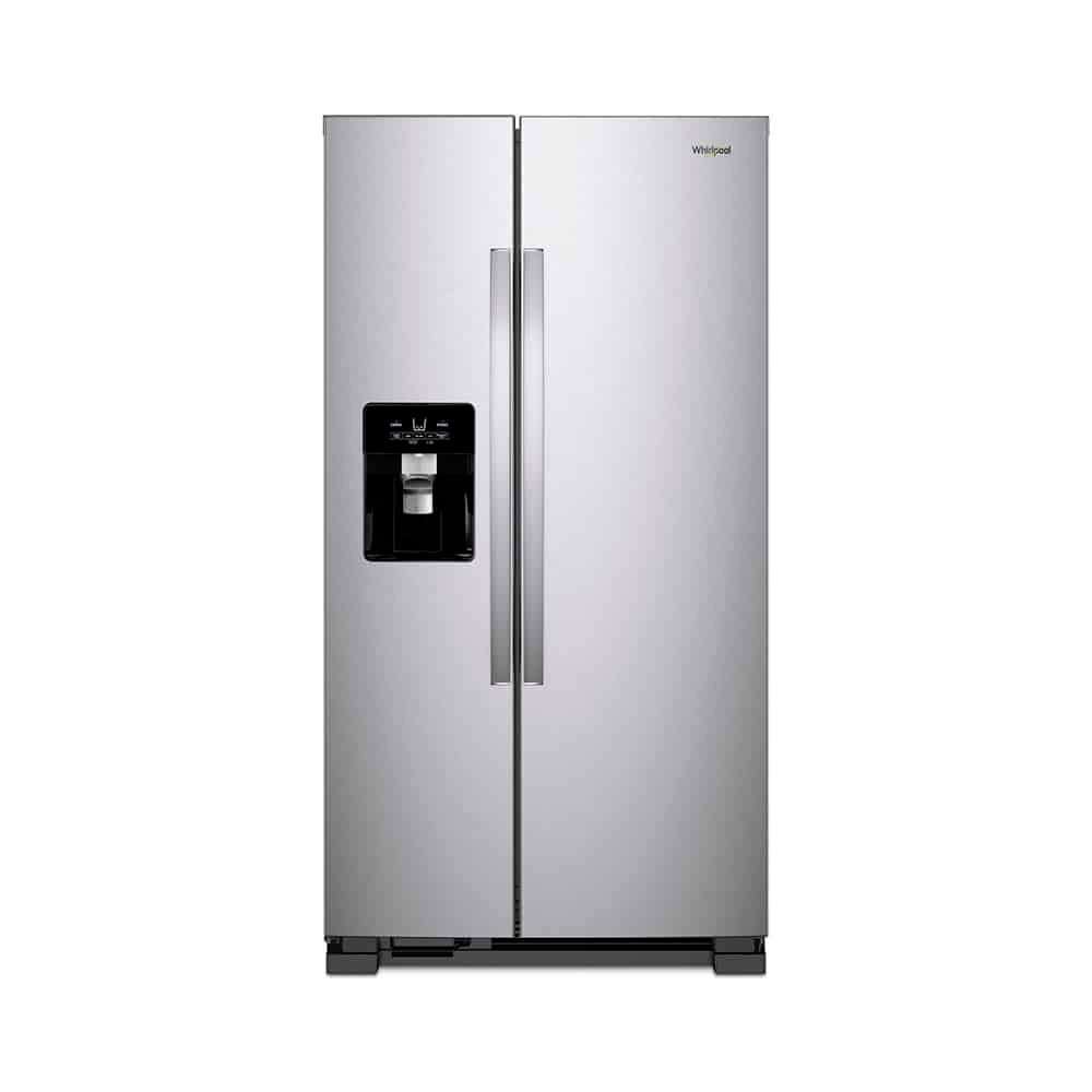 Whirlpool Refrigerador Side By Side 25 Pies Inverter Con Dispensador Acero Inox. 7Wrs25Sdhm