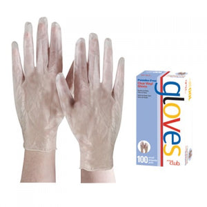 GUANTE VINYL CLARO S/POLVO SMALL