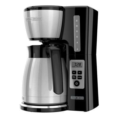 Black + Decker Cafetera Térmica 12 Tazas Cm2046S-La
