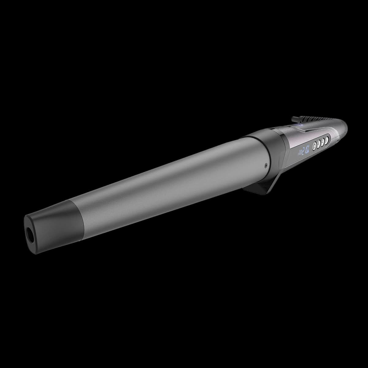 Rizador Remington Proluxe Con Tecnologia Styleadapt Ci21Av(110)F en tonos gris con recubrimiento cerámico y pantalla digital, diseño cónico para rizos duraderos