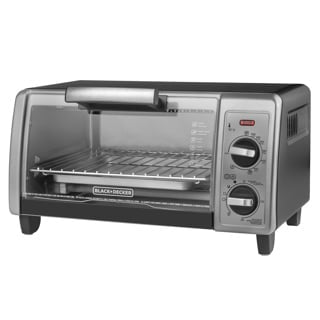 Black + Decker Horno Tostador 4 Rebanadas Plateado Y Negro Multifuncion -To1705Sg-La