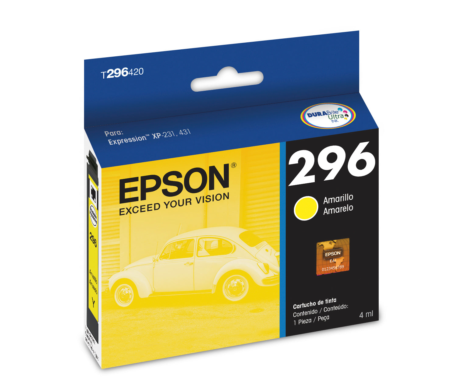Epson cartucho amarillo T296420-AL Costa Rica