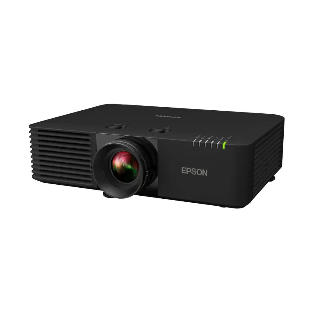 Proyector láser Epson PowerLite L735U, ideal para presentaciones y cine en casa con brillo de 7000 lúmenes.