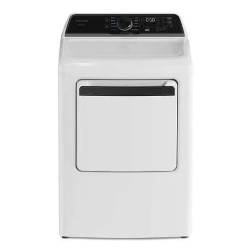 Secadora electrica Frigidaire 25 Kg FLVE7523BW en color blanco, diseño elegante y moderno.