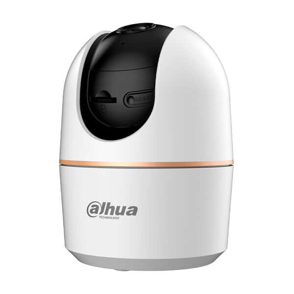 CAMARA WIFI DAHUA DOMO HERO MINI-PT 3MP IR10M USO INTERIOR SPEAK+MIC H3A con diseño compacto y moderno