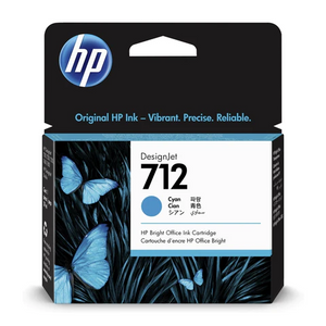 CARTUCHO DE TINTA HP DESIGNJET 712 CIAN 29 ML 3ED67A