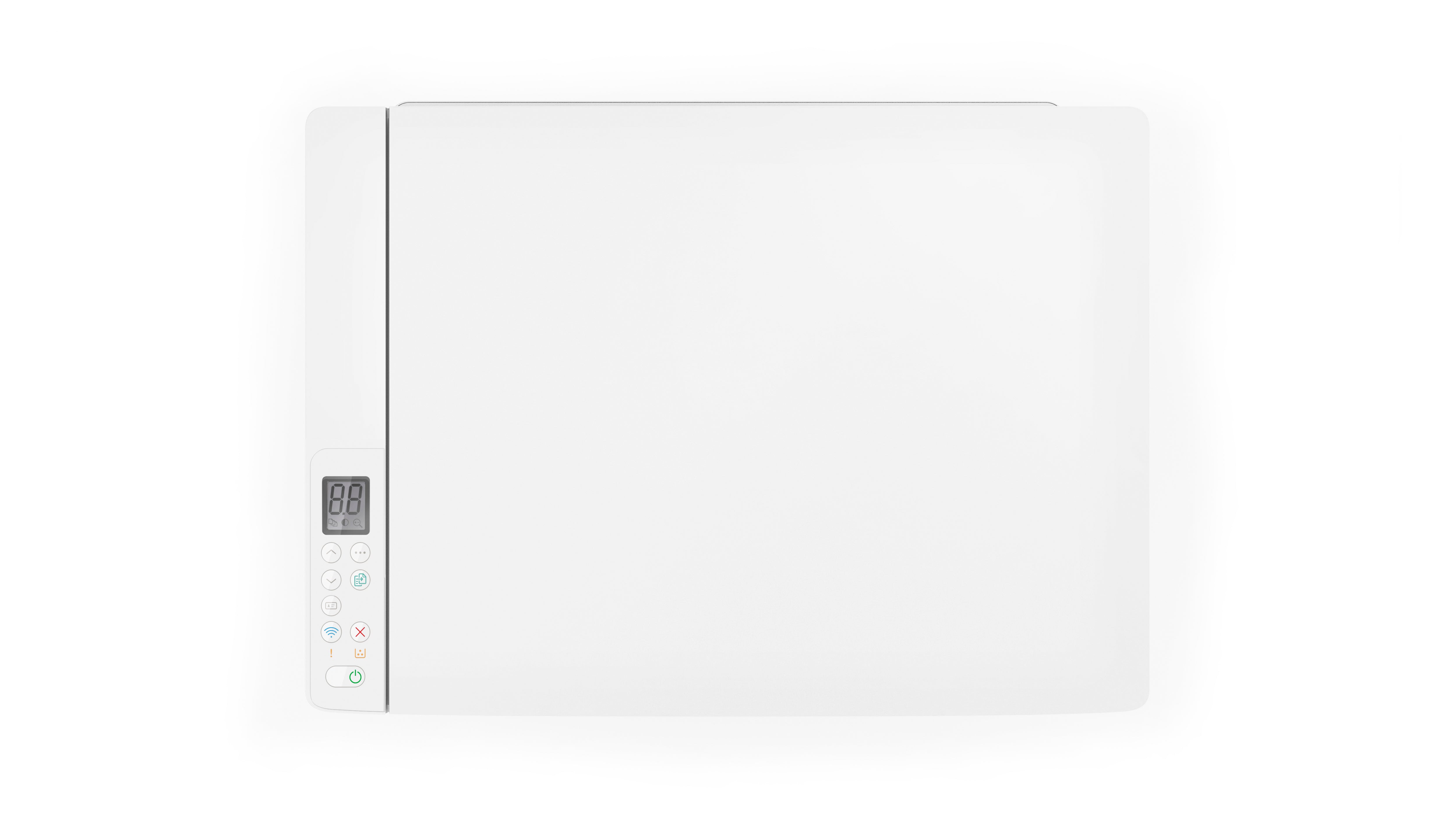 Hp Impresora Laserjet Mfp Mono M141W 7Md74A - vista superior de impresora multifunción monocromo blanca