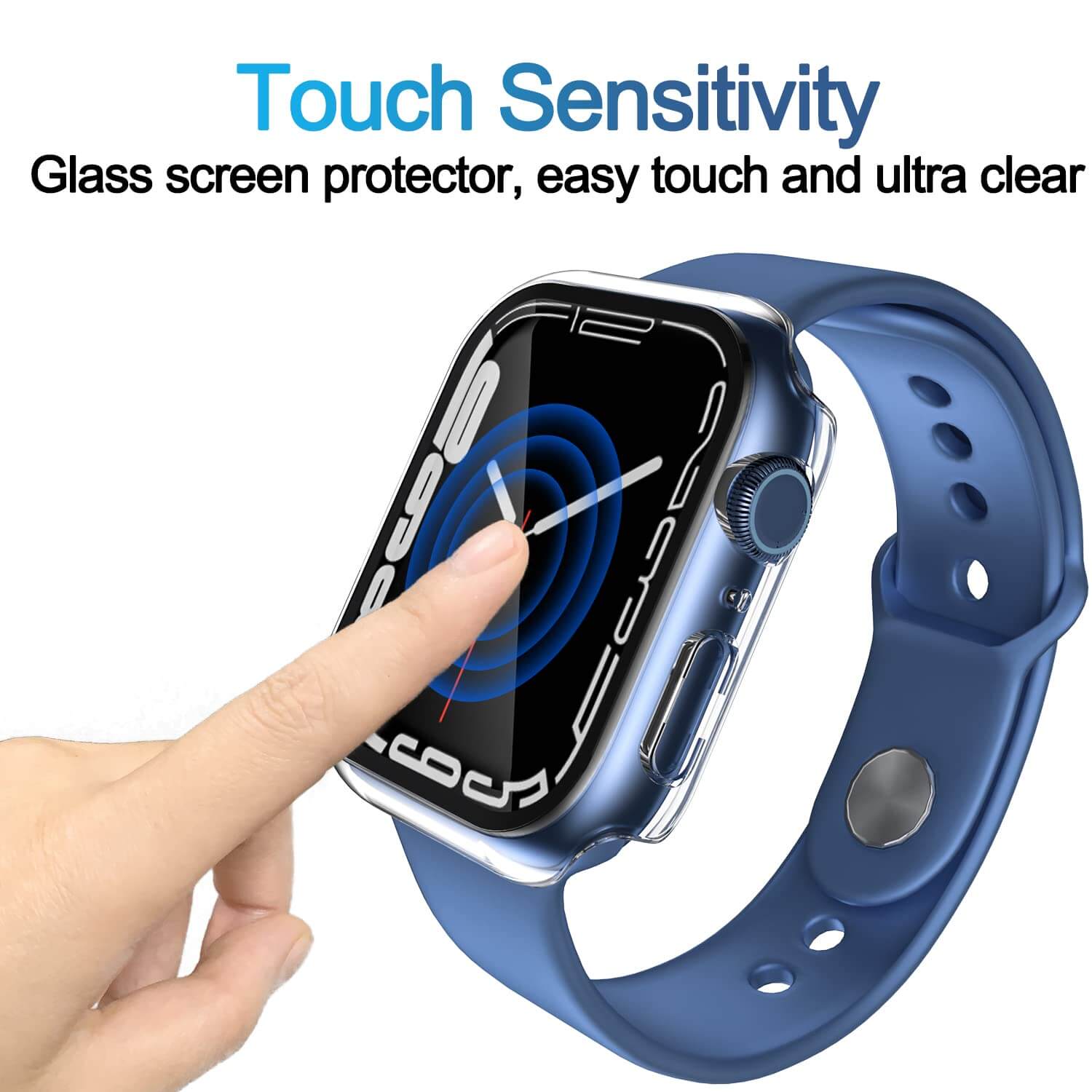 Protector De Pantalla Con Bumper Para Apple Watch Serie 3,4,5,6,7,8,9- Apple Watch S9-Ultra 49Mm Fajas Para Relojes Costa Rica