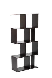 Kenneth Cole estante 4 niveles color café W60 x H130 x D24 cm-KCWD2022051-B estante modular café moderno