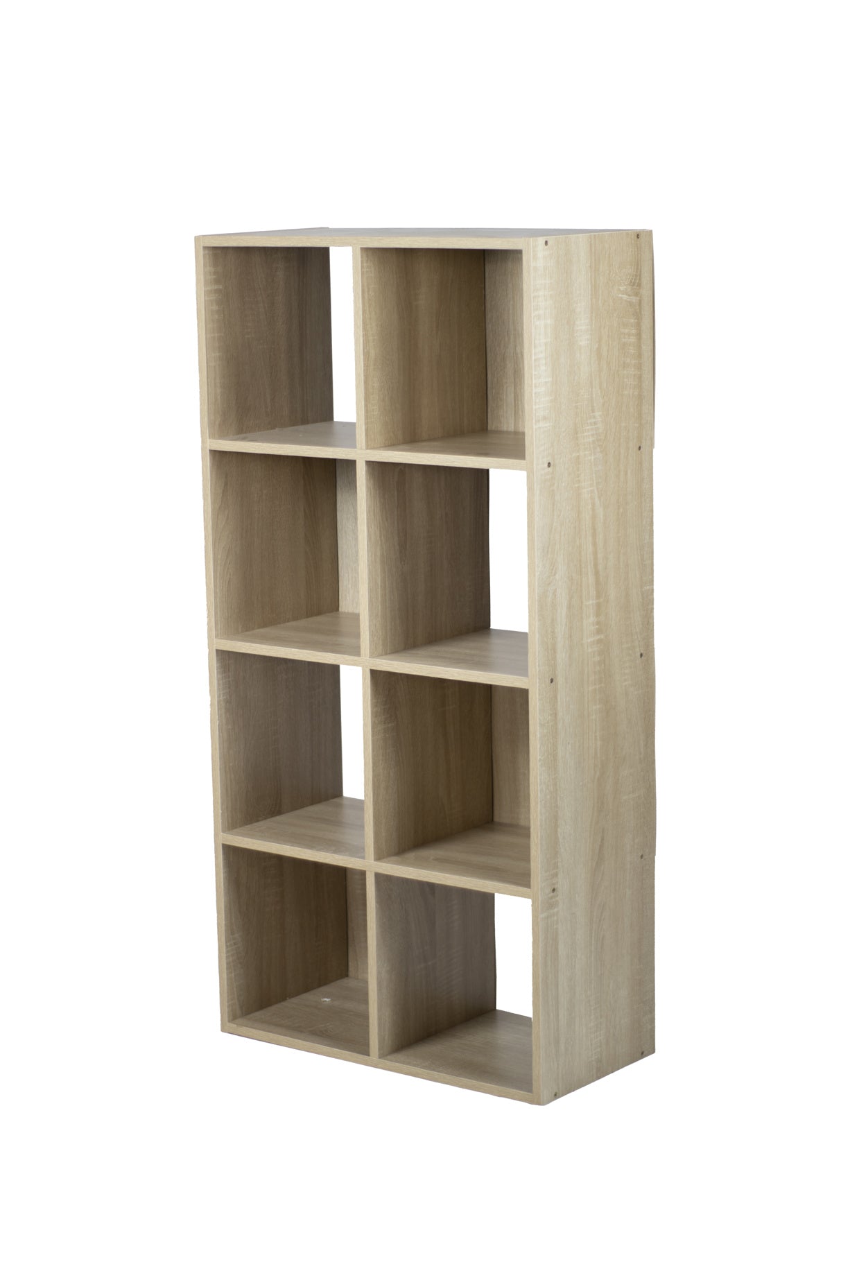 Kenneth Cole Librero Cubo Unit Color Roble W61.5 X H122.5 X D29.5 Cm-Kcwd2022052-O - estantería de 9 cubos color roble