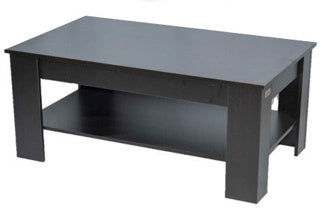 Kenneth Cole Mesa De Centro Color Negro W110 X H47 X D65 Cm-Kcwd2022059-B mesa de centro negra rectangular con repisa inferior