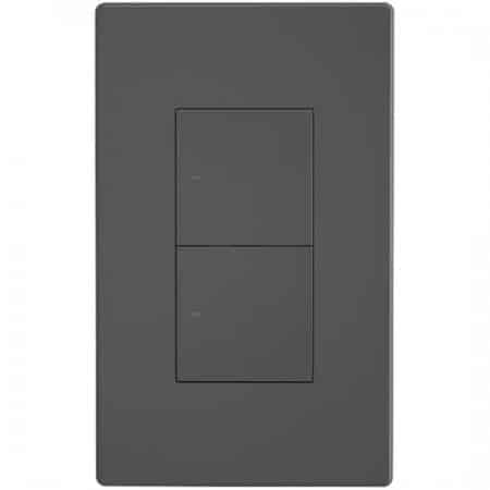 Interruptor de Pared Inteligente Smart Sonoff SwitchMan M5-2C-120 Wi-Fi/Bluetooth/2 Botones - Dim Gray