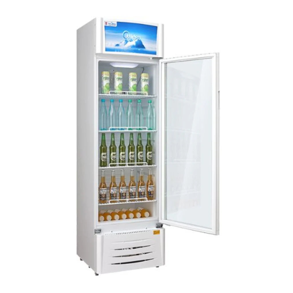 Midea Refrigerador  Exhibidor 11 Pies Con Luz Mdrz309Ccnwh-Ca