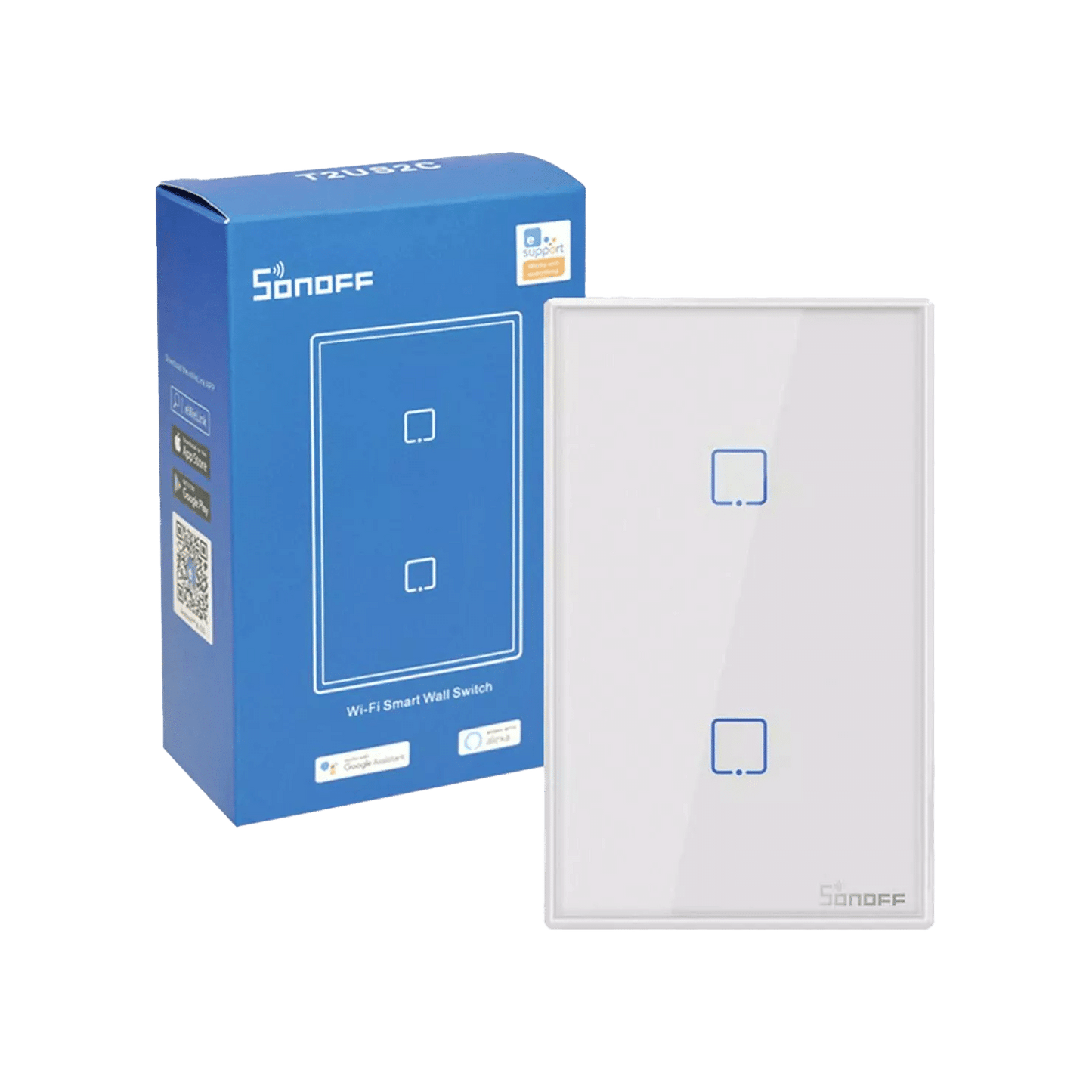 Apagador Inteligente Walltouch Blanco 2Ch