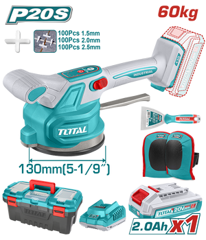 He/combo total 20v 4pc vibrad ceram+caja+rodill+espatul uttvli200