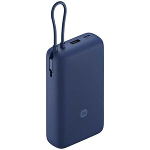 XIAOMI 33W POWER BANK AZUL 10000mAh/ CABLE with USB-C integrated for fast, safe charging of up to three devices simultaneously