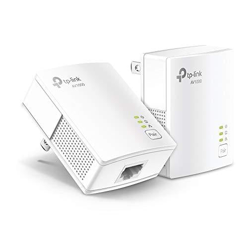 ADAPTADOR POWERLINE TP-LINK TL-PA7017 KIT AV1000 GIGABIT ETHERNET HASTA 1000 MBPS BLANCO TL-PA7017 KIT(US)