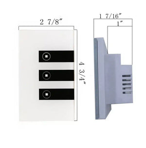 Apagador Sin Neutro B&W 3 Botones Para Pared Marca: Sonoff Apagadores Inteligentes Costa Rica