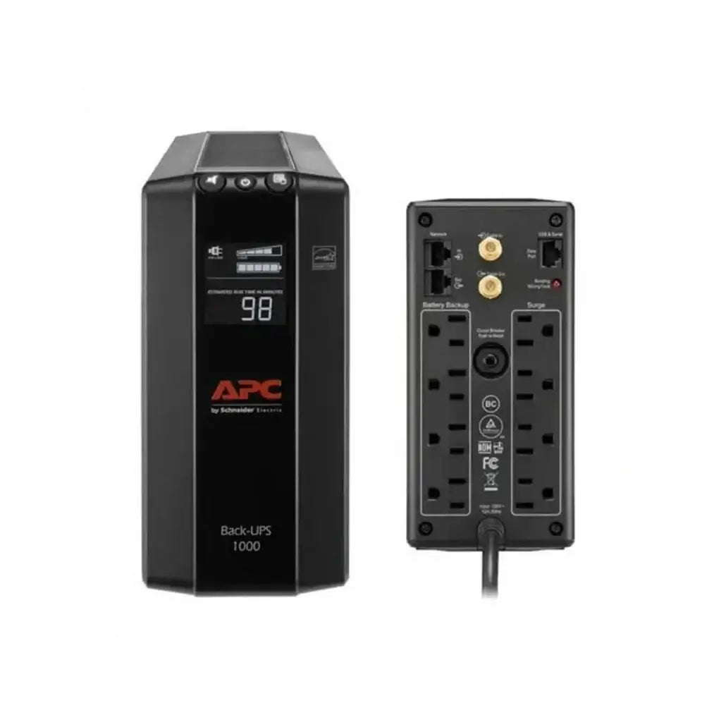 UPS APC BACK UP PRO BX 1000VA / 600W, equipo de respaldo para proteger dispositivos electrónicos