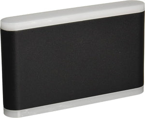 Aplique LED Exterior Negro IP54 6W Luz Cálida 3500K 85-277V