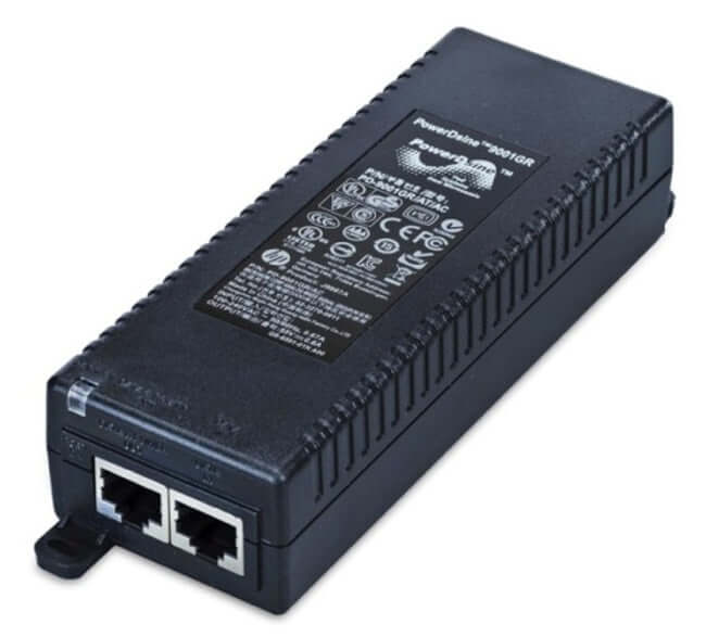 Aruba Instant On 802.3af POE Midspan 15W injector for Instant On AP11 AP12 AP15 AP21 AP22 AP17, cord not included