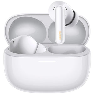 Audífonos Redmi Buds 8 Pro 69544 Cloud White en su estuche de carga con diseño moderno y elegante color blanco.