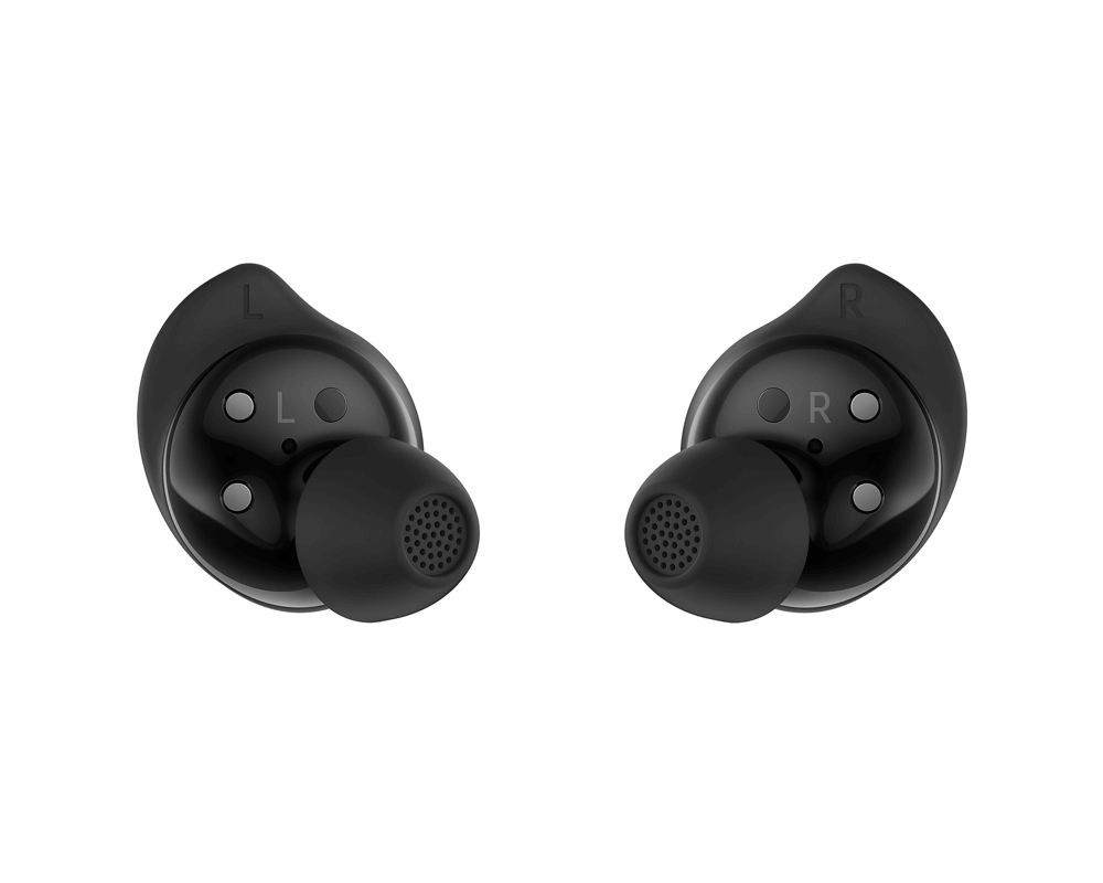 Audífonos Samsung Buds Core en color negro, perfectos para una experiencia de sonido inmersiva ycancelación activa de ruido.