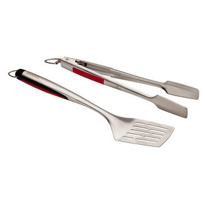 BBQ Toolkit Charbroil Comfort 2 Piezas (Espatula y Pinza Roja)