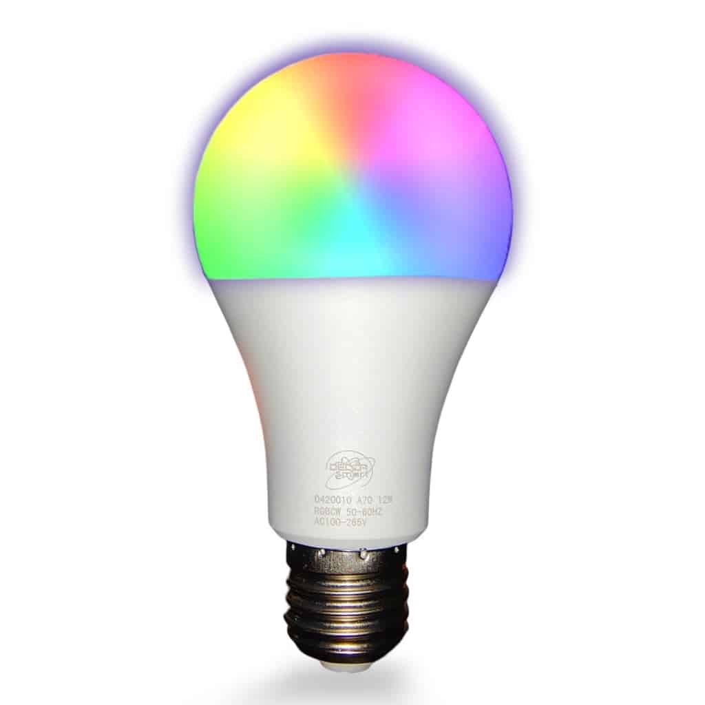 Bombillo Led A65 Led Wifi+Bluethooth 12W Rgbcw 85- 265V Bombillos Inteligentes Costa Rica