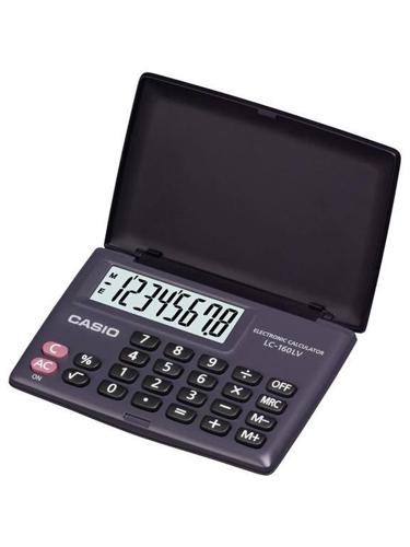 Calculadora Casio de Bolsillo 8 Dígitos Negra LC-160LV-BK