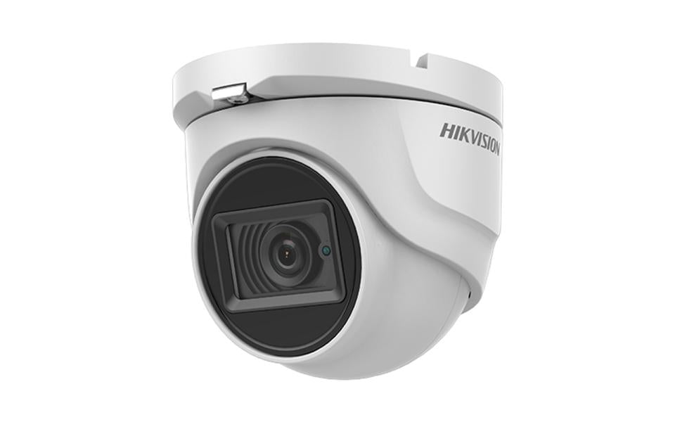 CAMARA DE SEGURIDAD HIKVISION ANALOGA 4K(8MP). METAL TURRET. IP67 DS-2CE76U1T-ITMF(2.8mm) 300611826 - imagen de cámara turret blanca